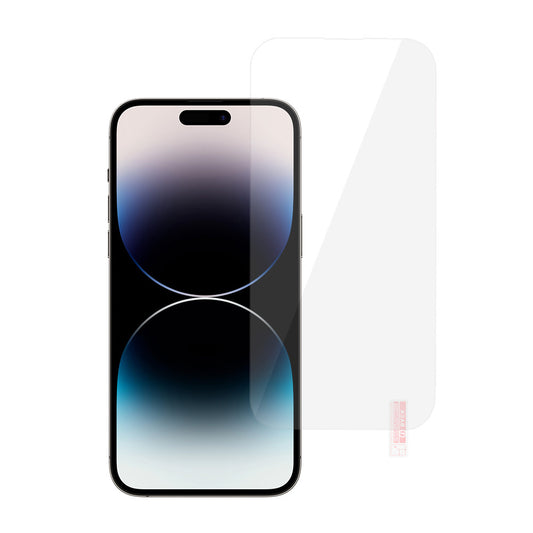 Film de protection d'écran OEM Orange pour Apple iPhone 18 Pro / 17 Pro / 17 / 16 Pro, Verre trempé, Collage intégral