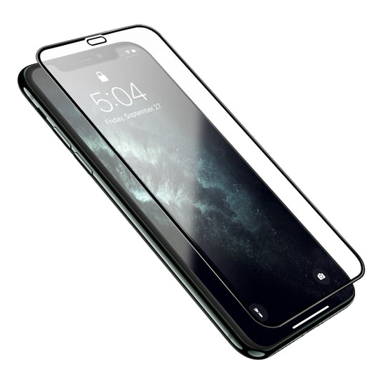 Schutzfolie HOCO G16 für Apple iPhone 11 / XR, Gehärtetes Glas, Vollverklebung, 5D, Schwarz