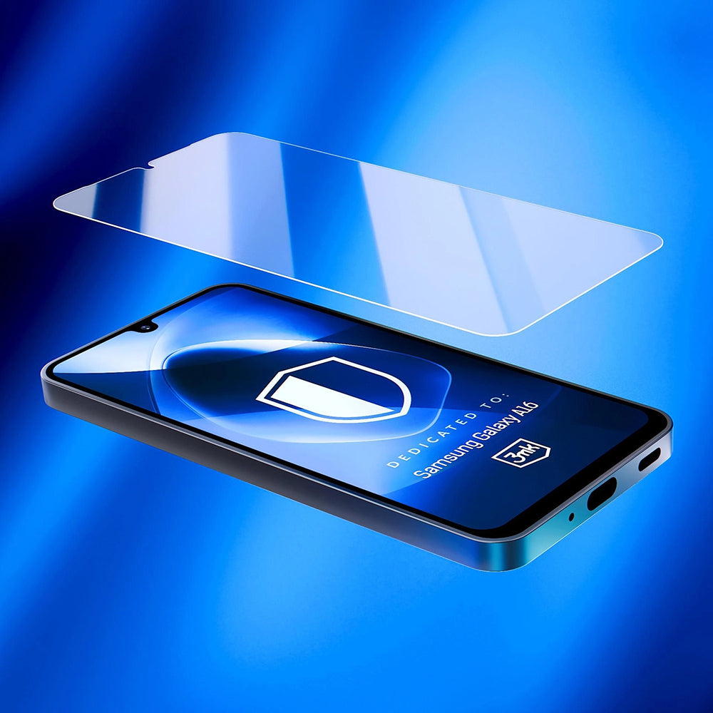 Film de protection d'écran 3MK FlexibleGlass pour Samsung Galaxy A26 A266 / A16 5G A166 / A16 4G A165 / M16 M166, Verre Flexible, Full Glue