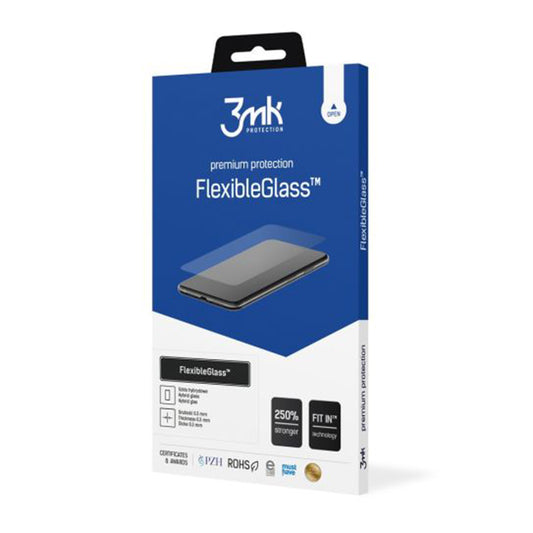 Film de protection d'écran 3MK FlexibleGlass pour Samsung Galaxy A27 5G, Verre Flexible, Full Glue, Noir