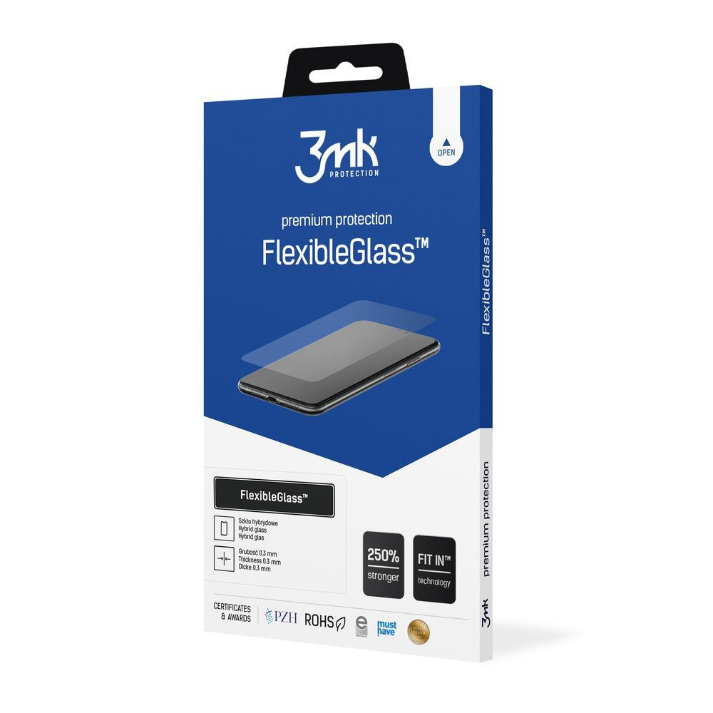 Film de protection d'écran 3MK FlexibleGlass pour Samsung Galaxy S24 Ultra S928, Verre Flexible, Collage Complet