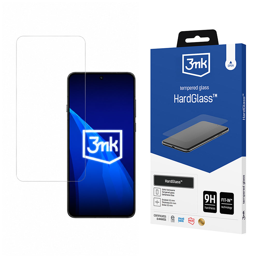 3MK HardGlass Screen Protector for Oppo Find X9 Ultra, Tempered Glass, Full Glue