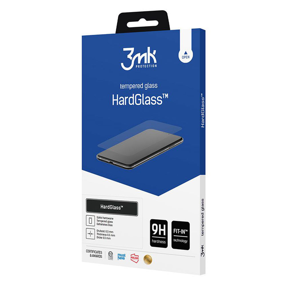 Film de protection d'écran 3MK HardGlass pour Samsung Galaxy S26 S942, Verre Trempé, Full Glue