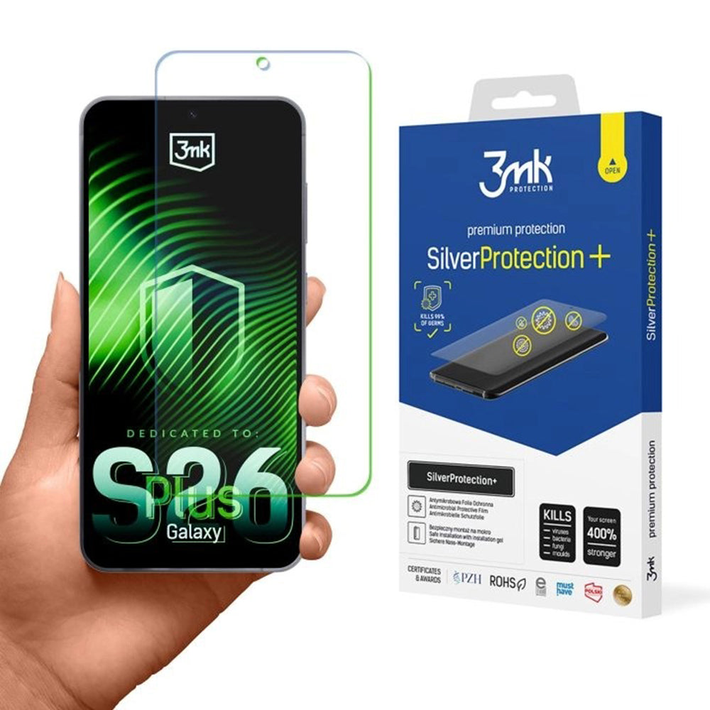 Film de protection Écran 3MK Silver Protect+ pour Samsung Galaxy S26 Plus, Plastique