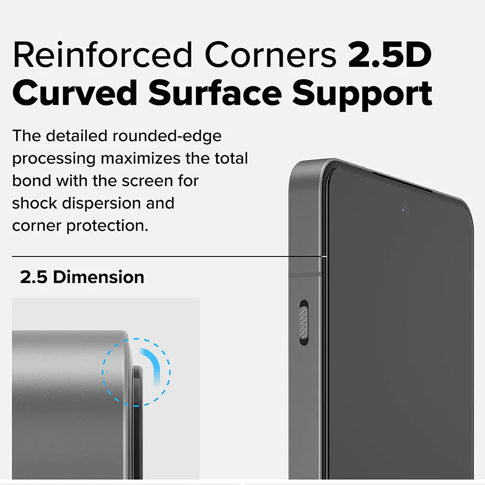 Film de protection d'écran Ringke pour OnePlus 13R, Verre Trempé, Full Glue, Lot de 2 pièces