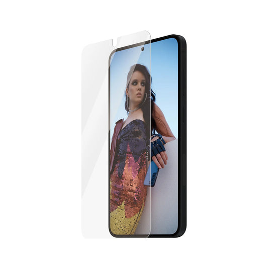 Film de protection d'écran PanzerGlass Safe. Ultra-Wide Fit EasyAligner pour Samsung Galaxy S25+ S936, Verre Sécurisé, Collage Complet, Reconditionné