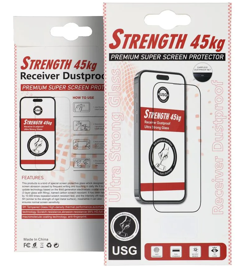 Film de protection d'écran OEM Ultra Strong 45KG pour Samsung Galaxy A17 4G / M16 M166 / A16 5G A166, Verre Trempé, Collage Complet, 2.5D, Noir