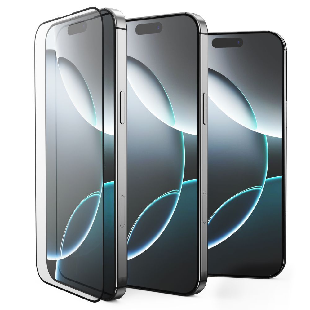Film de protection d'écran Tech-Protect FIT+ pour Xiaomi Redmi Note 15 Pro 5G, Verre Trempé, Full Glue, Lot de 2 pièces, 2.5D, Noir