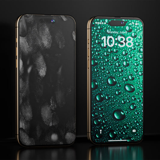 Film de protection d'écran Anank 3X Renforcé Invisible pour Apple iPhone 16 Pro, Verre Trempé, Collage Complet, 3D, Noir