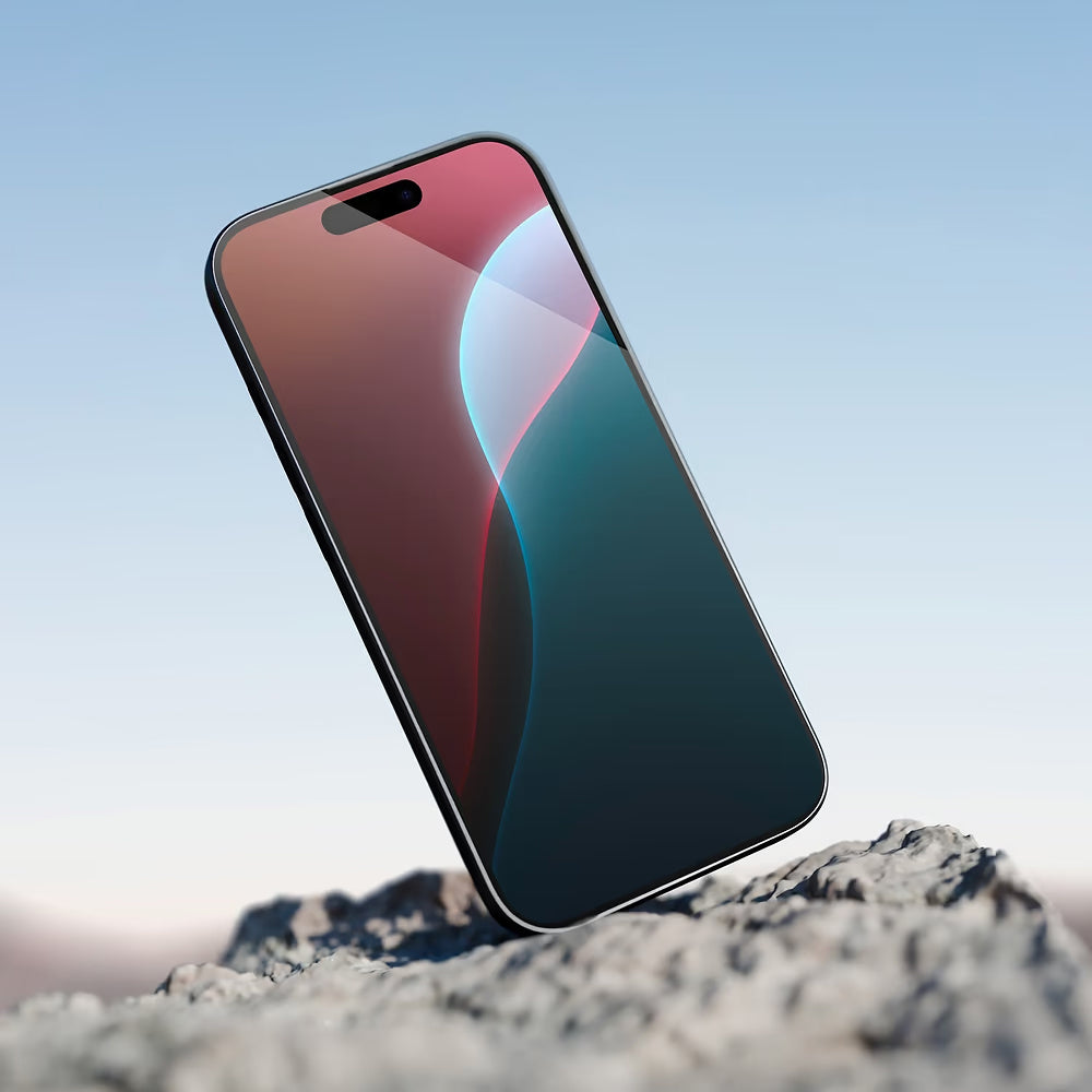 Film de protection écran Anank 5X Renforcé Invisible pour Apple iPhone 17 Air, Verre Trempé, Full Glue, 3D, Noir