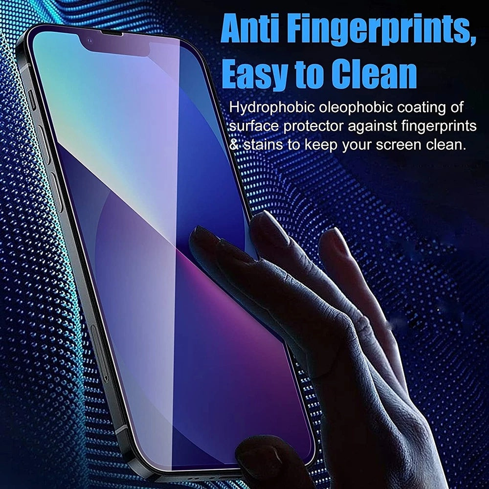Film de protection Écran Anti Blue Light Anank 5X Renforcé pour Apple iPhone 17, Verre Trempé, Full Glue, 2.5D, Noir.