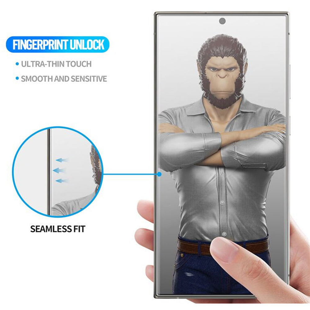Blueo HD Applicator Pro Displayschutzfolie für Apple iPhone 16 Pro Max, gehärtetes Glas, Full Glue, 3D, Schwarz