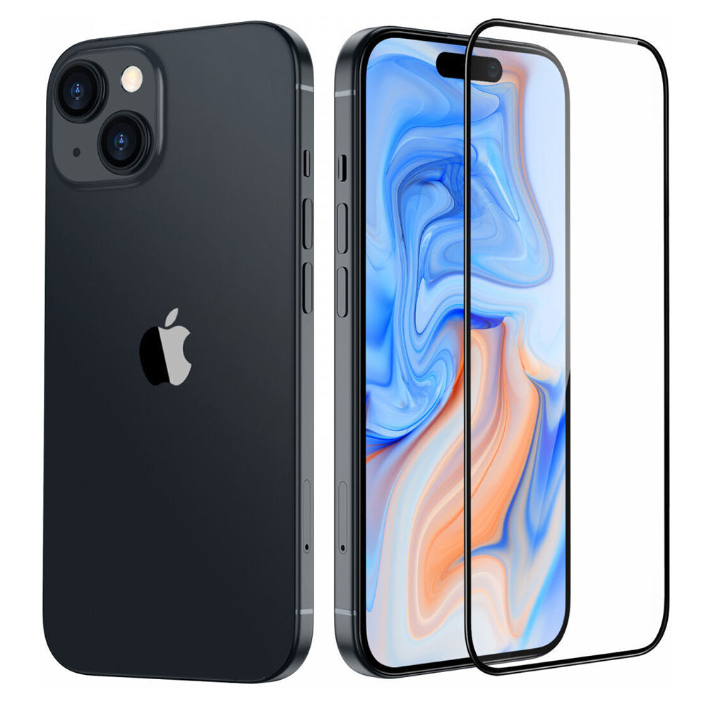 Film de protection d'écran ESR Armorite pour Apple iPhone 15 Plus, Verre Trempé, Full Glue, Noir