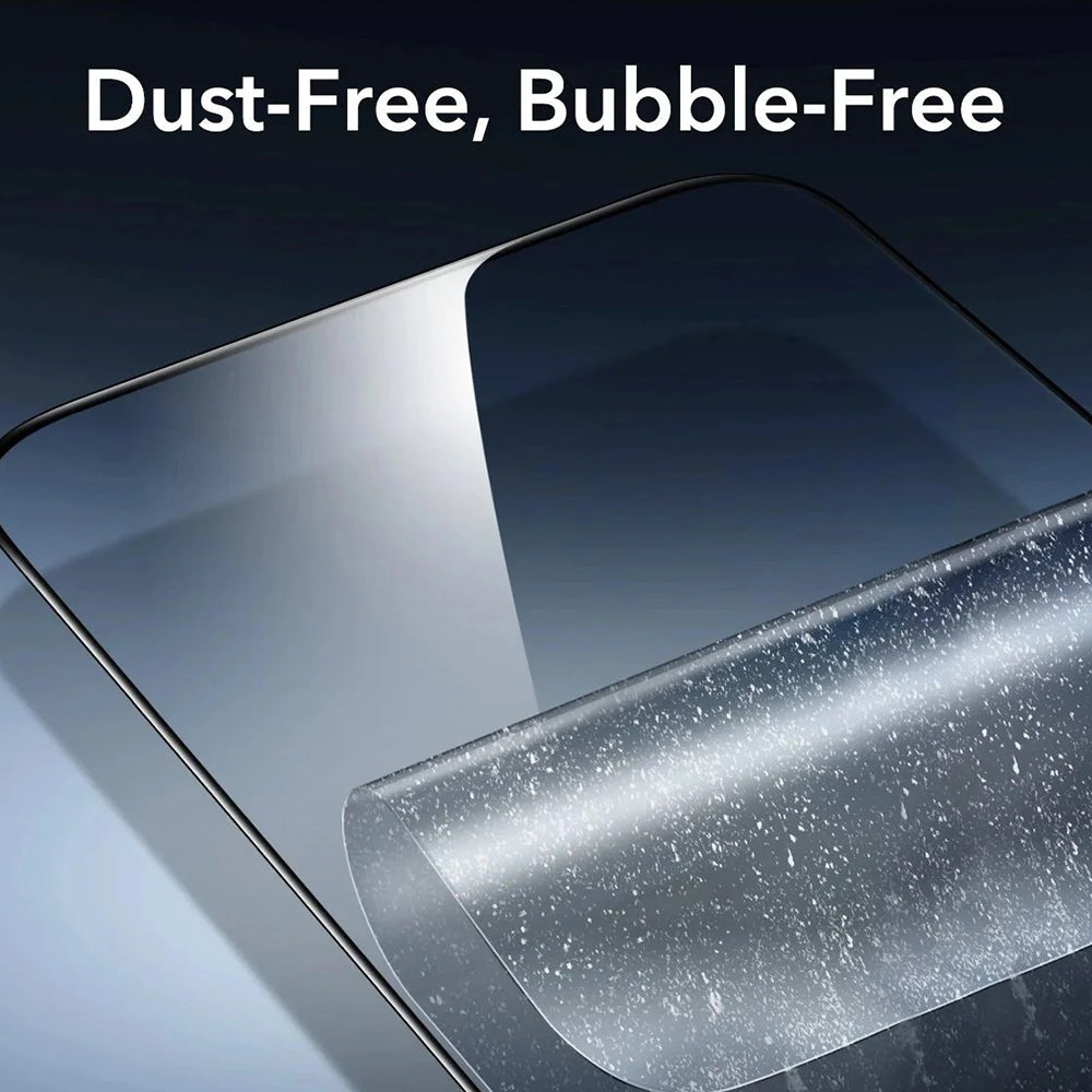 Schutzfolie ESR Armorite UltraFit für Apple iPhone 17 Pro Max, gehärtetes Glas, Full Glue, Set 3 Stück, Schwarz.