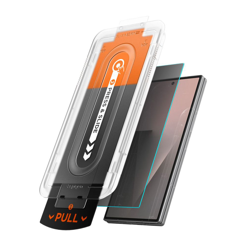 Film de protection écran extérieur Privacy Spigen GlastR EZ FIT Pro HD pour Samsung Galaxy Z Fold8 Ultra F976, Verre trempé, Lot de 2 pièces