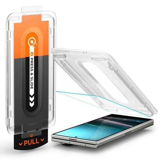 Film de protection Écran Extérieur Spigen GlastR EZ FIT Pro HD pour Samsung Galaxy Z Fold7 F966, Verre Trempé, Full Glue AGL09580