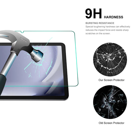 Lito Classic Displayschutzfolie für Samsung Galaxy Tab A11+ / Tab A9+, gehärtetes Glas, Full Glue, 2.5D