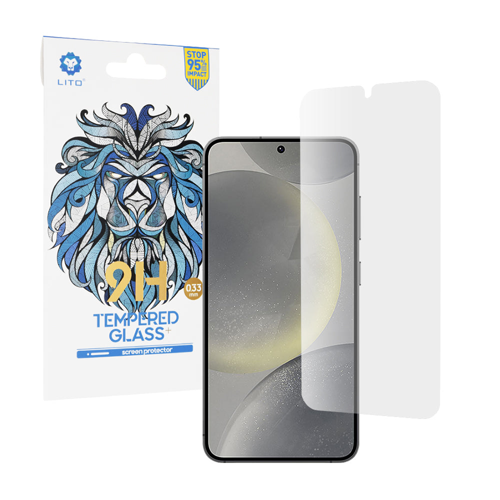 Schutzfolie Lito Classic Ultra Thin für Samsung Galaxy S25 S931 / S24 S921, Gehärtetes Glas, Vollverklebung, 2.5D