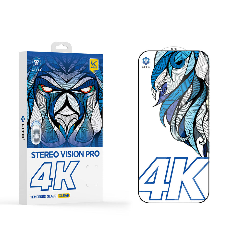 Schutzfolie Lito D+ Max 4K für Apple iPhone 17 Air, Gehärtetes Glas, Vollverklebung, Schwarz