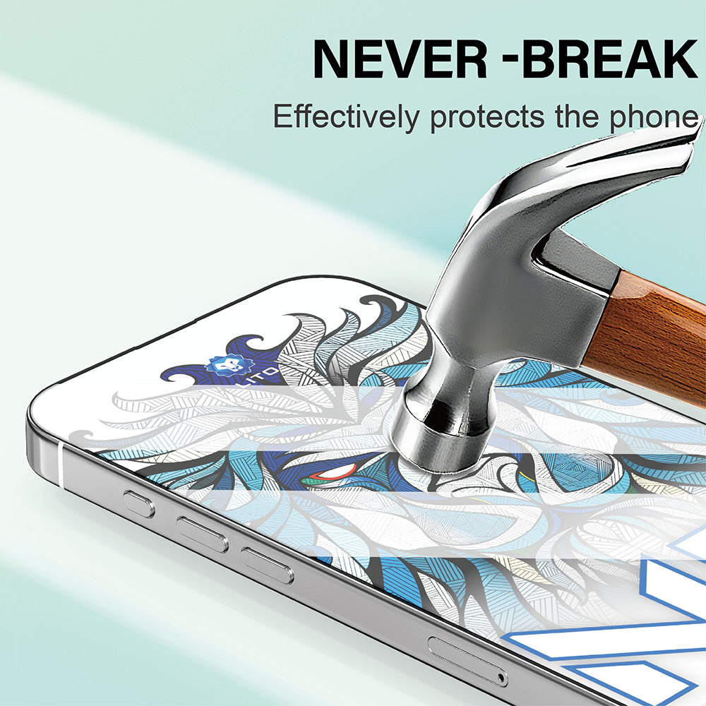 Film de protection Écran Lito NB pour Apple iPhone 17 Air, Verre Trempé, Full Glue, Noir