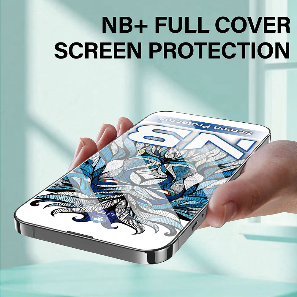 Film de protection Écran Lito NB pour Apple iPhone 17 Air, Verre Trempé, Full Glue, Noir