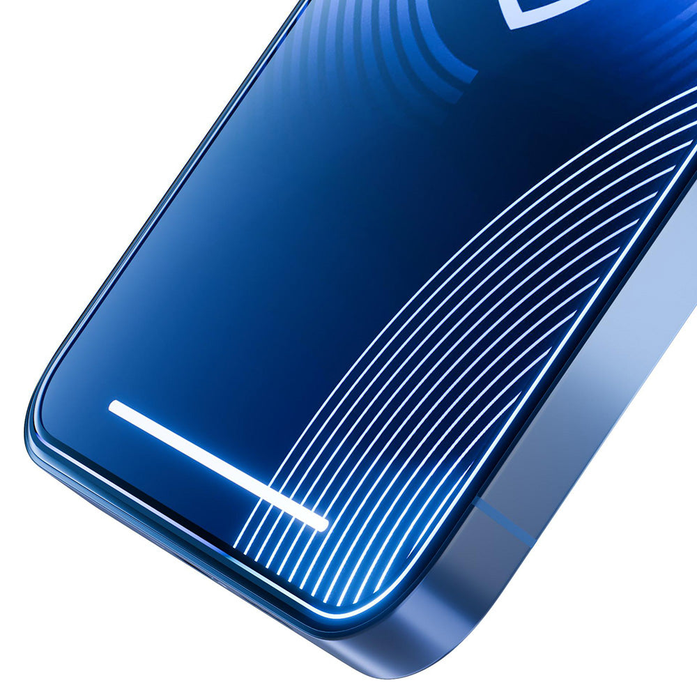 Film de protection d'écran mat 3MK HardGlass Max pour Apple iPhone 17 Pro Max, Verre Trempé, Full Glue, Noir