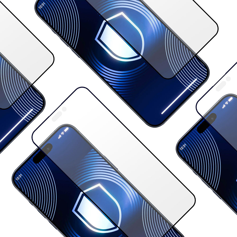 Film de protection d'écran mat 3MK HardGlass Max pour Apple iPhone 17 Pro Max, Verre Trempé, Full Glue, Noir