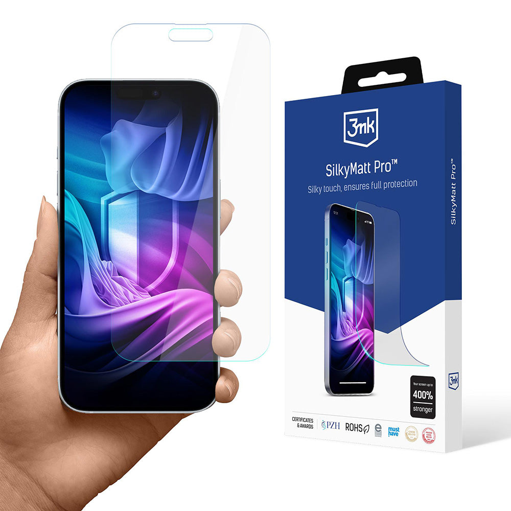 Schutzfolie Matte 3MK Silky Pro für Apple iPhone 17, Kunststoff