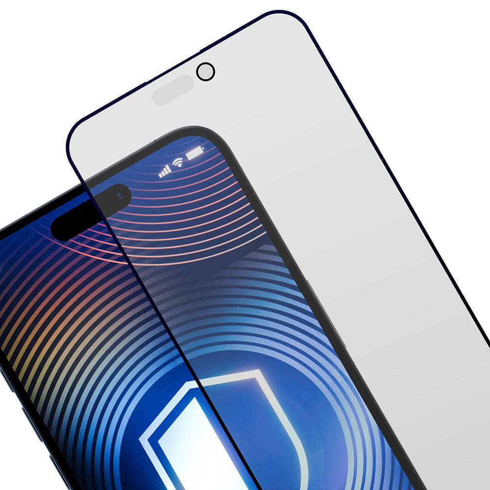 Film de protection Écran Matte Privacy 3MK HardGlass Max pour Apple iPhone 17 Pro Max, Verre Trempé, Full Glue