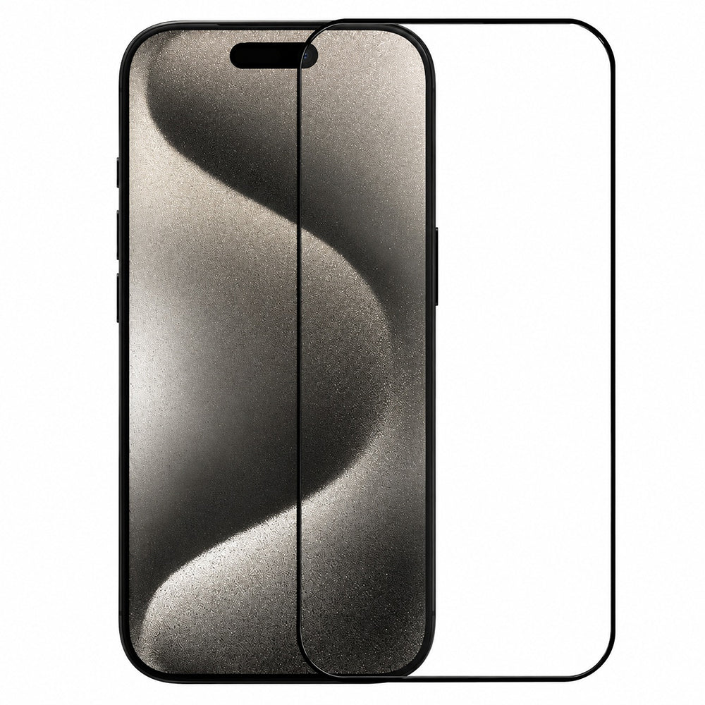 Film de protection d'écran Nillkin CP+ Pro pour Apple iPhone 15 Pro Max, Verre trempé, Collage complet, Noir