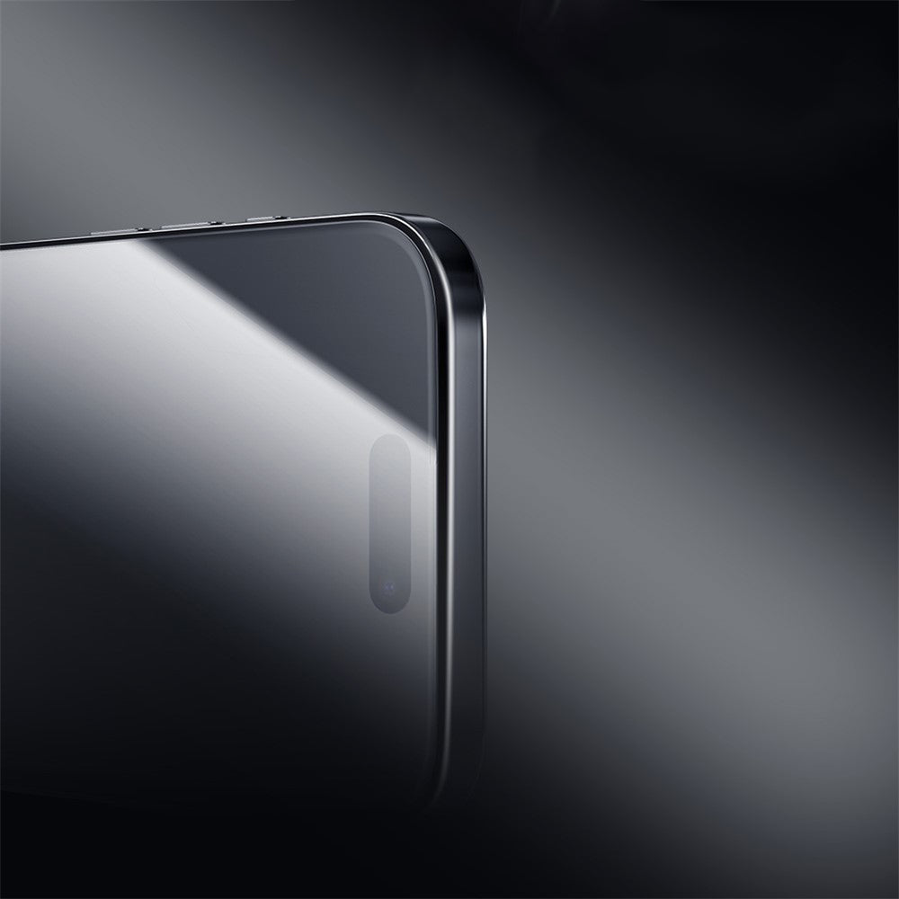 Film de protection d'écran Nillkin CP+ Pro pour Apple iPhone 15 Pro Max, Verre trempé, Collage complet, Noir