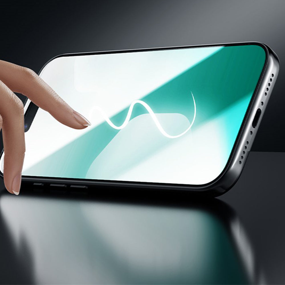 Nillkin CP+ Pro Displayschutzfolie für Apple iPhone 16 Pro, gehärtetes Glas, Vollkleber, schwarz