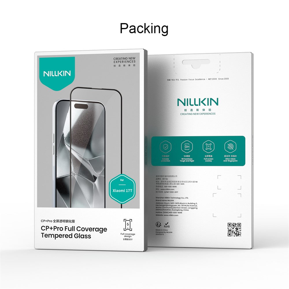 Nillkin CP+ Pro Displayschutzfolie für Samsung Galaxy S24 Ultra S928, gehärtetes Glas, Vollkleber, Schwarz