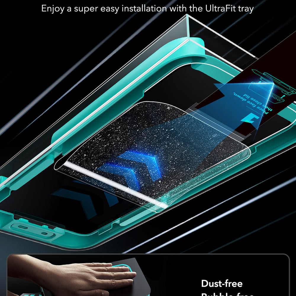 Schutzfolie Ecran Privacy ESR Armorite für Samsung Galaxy S26 Ultra S948, Gehärtetes Glas, Vollverklebung