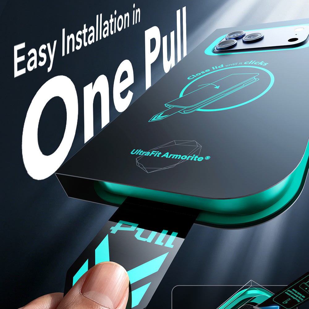 Film de protection d'écran Privacy ESR Armorite UltraFit pour Apple iPhone 18 Pro Max, Verre trempé, Collage complet, Lot de 2 pièces