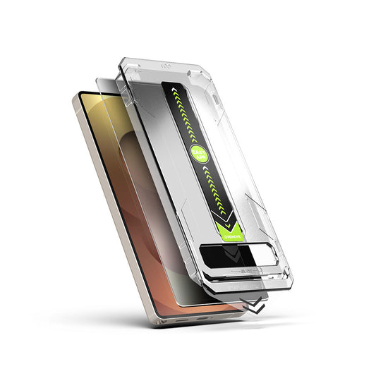 Film de protection écran Privacy Techsuit TitanGlass CrystalHD pour Samsung Galaxy S26, Verre Trempé, Full Glue