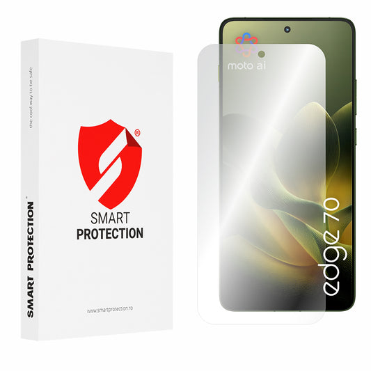 Film de protection écran Smart Protection Premium Classic pour Motorola Edge 70, Plastique, Lot de 2 pièces