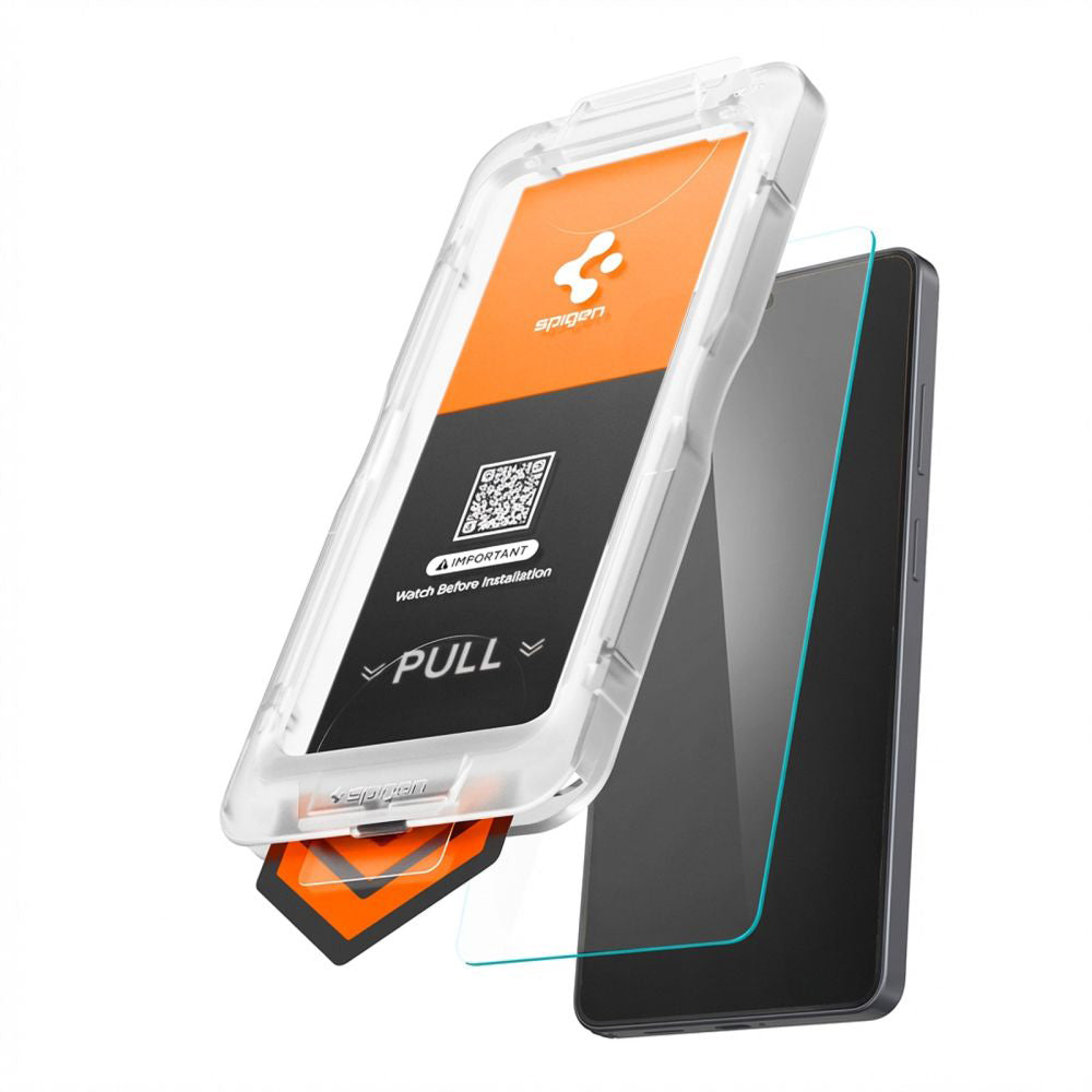 Film de protection Écran Spigen GlastR EZ FIT Pro HD pour Samsung Galaxy S26 S942, Verre Trempé, Full Glue AGL11097