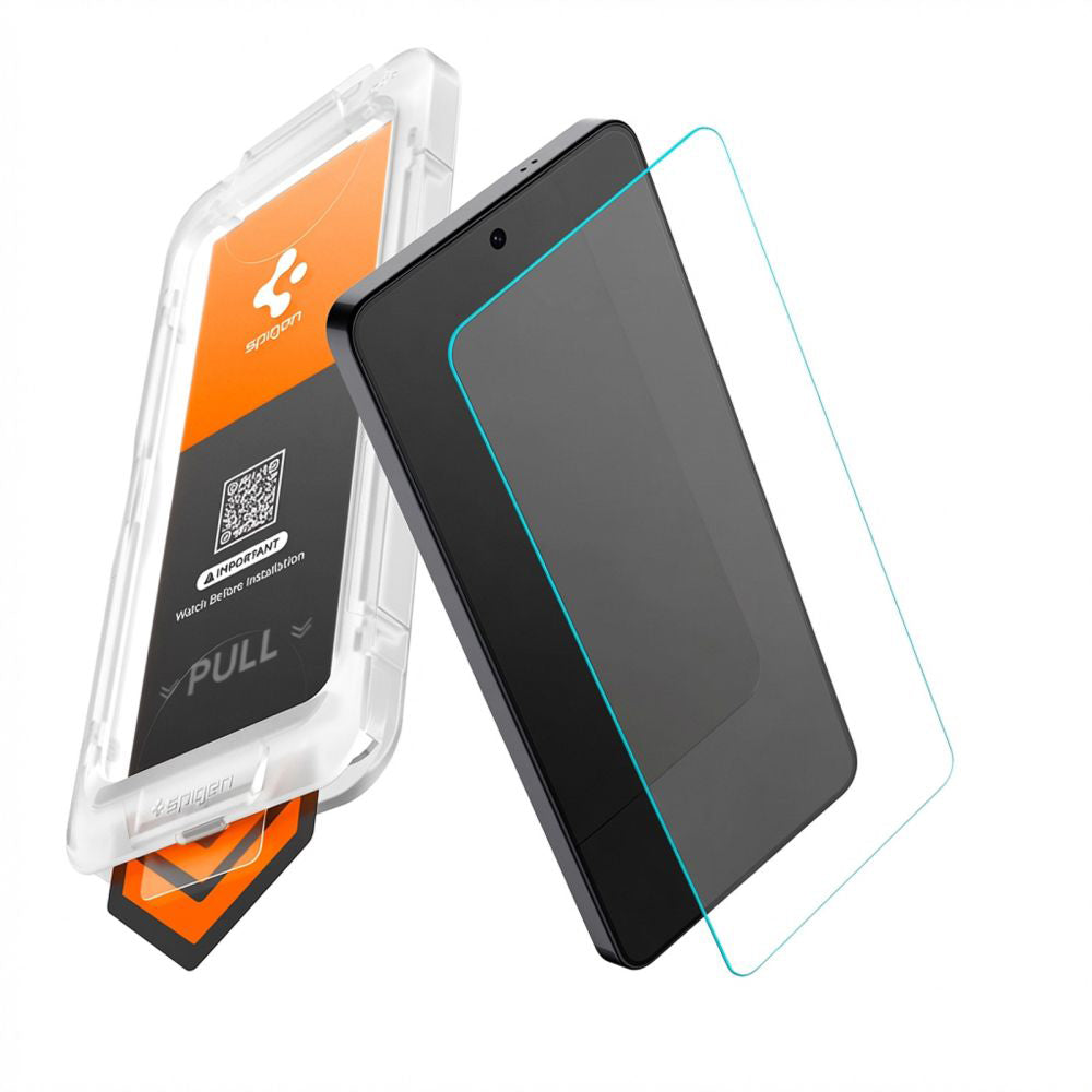 Film de protection Écran Spigen GlastR EZ FIT Pro HD pour Samsung Galaxy S26 S942, Verre Trempé, Full Glue AGL11097