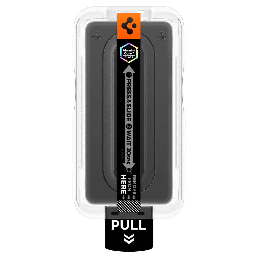Film de protection d'écran Spigen GlastR EZ FIT Pro Anti-Reflet pour Samsung Galaxy S26 S942, Verre Trempé, Collage Complet, Lot de 2 pièces