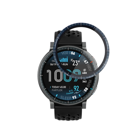 Film de protection d'écran Techsuit Nano Flex pour Amazfit Active Max, Plastique, Set de 2 pièces, Noir