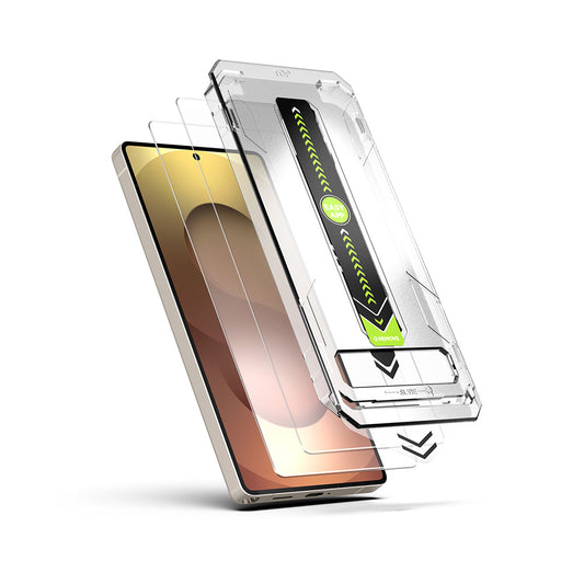 Film de protection d'écran Techsuit TitanGlass CrystalHD pour Samsung Galaxy S26 Plus, Verre Trempé, Full Glue, Lot de 2 pièces.