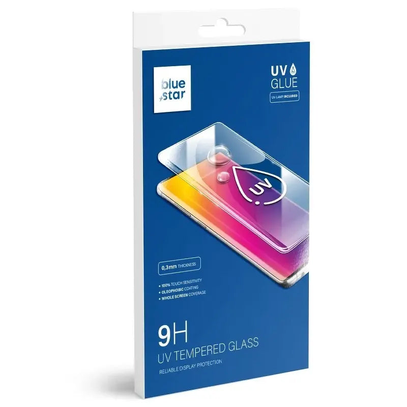 Schutzfolie Blue Star für Samsung Galaxy S21 Ultra 5G G998, gehärtetes Glas, UV-Kleber