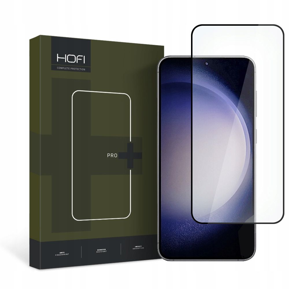 Film de protection d'écran HOFI PRO+ pour Samsung Galaxy S23 S911, Verre Trempé, Full Glue, Noir