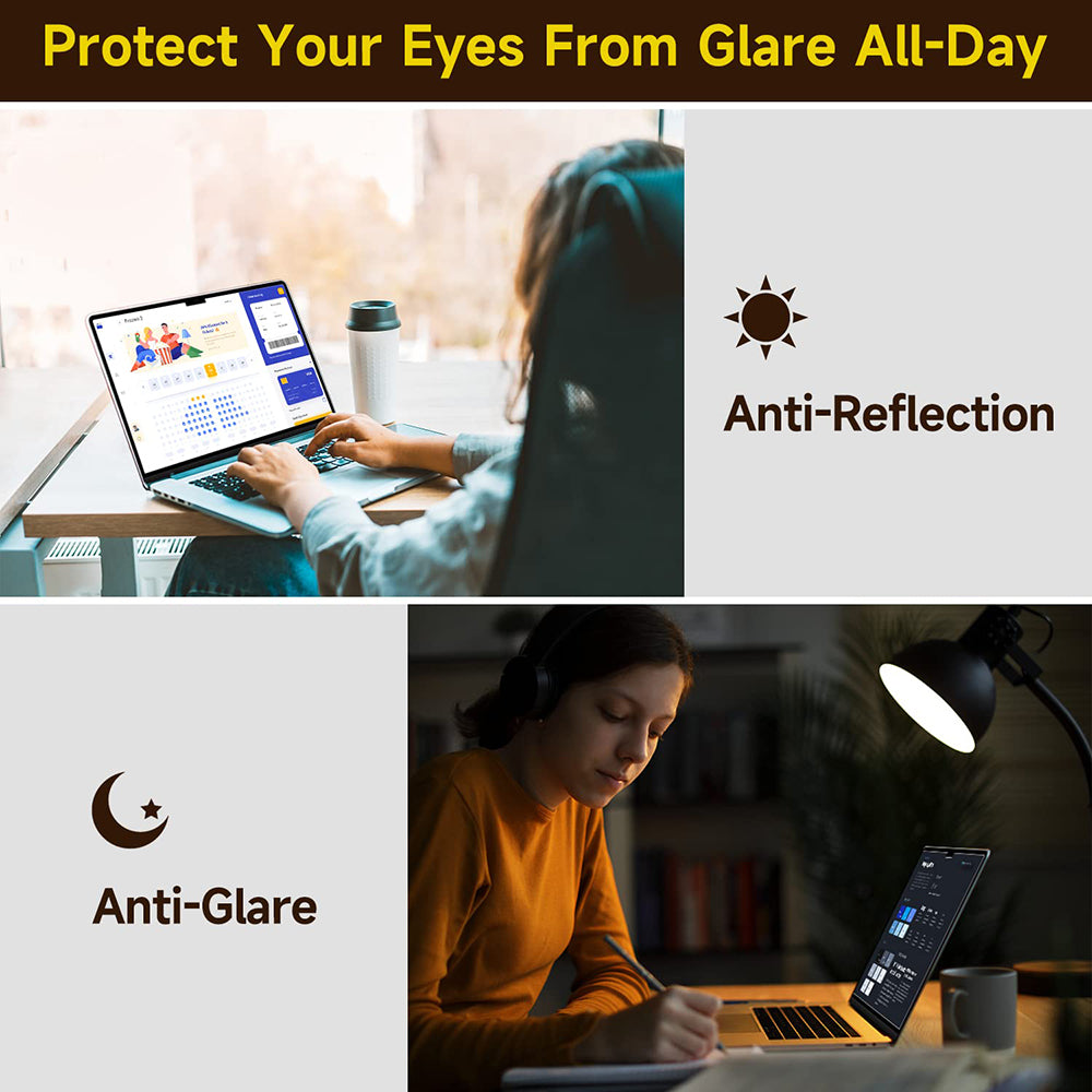 Film de Protection d'Écran Mat Anti Lumière Bleue Techsuit VisionProX pour Apple MacBook Air 13 pouces (2020) / (2018) / (2017), Plastique