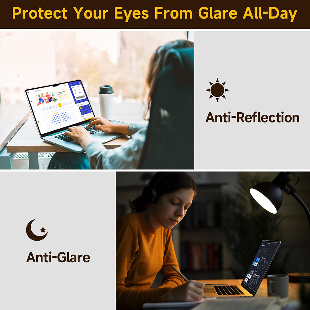 Mattfolie Anti-Blau-Licht Techsuit VisionProX für Apple MacBook Air M3 15 Zoll (2024) / Air M2 15 Zoll (2023), Kunststoff