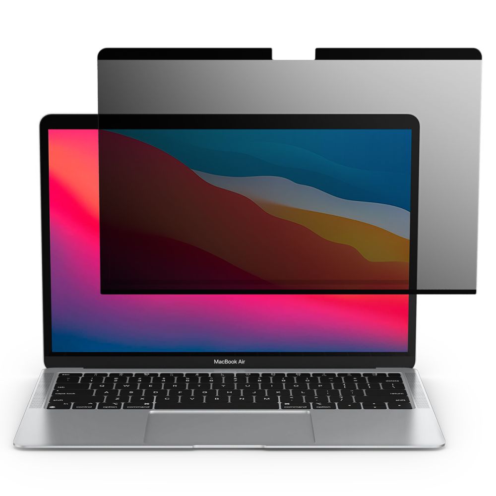Film de Protection de Confidentialité Spigen Safe View Magnétique pour Apple MacBook Air M3 13 pouces (2024) / (2022), Plastique AFL06253