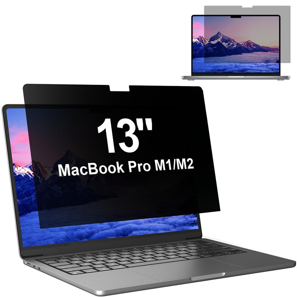 Film de Protection Écran Privacy Techsuit VisionProX pour Apple MacBook Pro 13 pouces (2022) / (2020) / (2019) / (2018) / (2016), Plastique