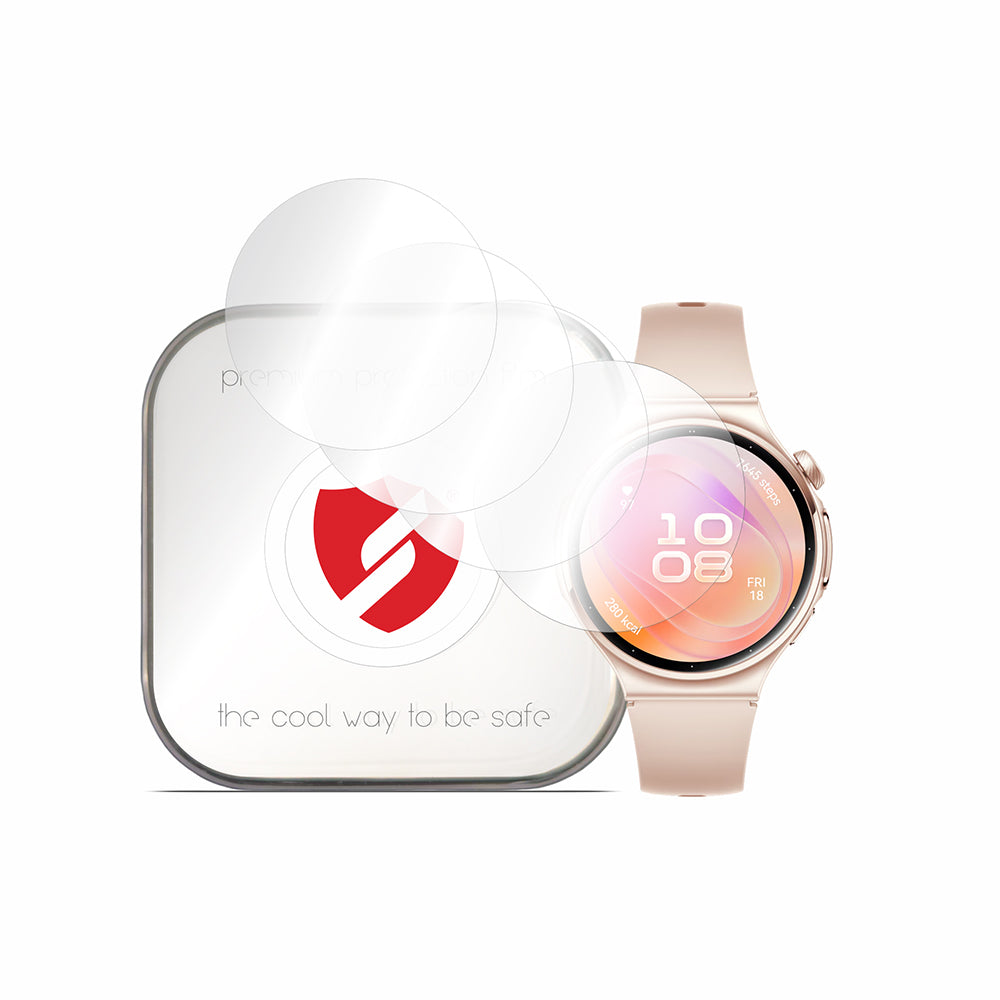 Film de protection Smart Protection Premium Classic pour Huawei Watch 6 42 mm, plastique, lot de 4 pièces