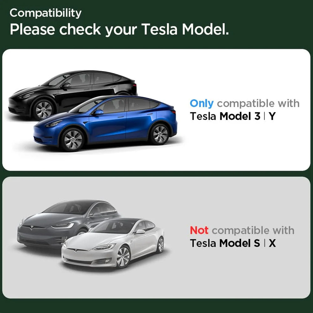 Spigen GlastR EZ FIT Anti-Glare Schutzfolie für Tesla 3 Navigation (2021 - 2023), Gehärtetes Glas AGL04338